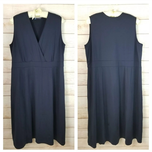 Penningtons Dresses & Skirts - Penningtons Plus 2X Blue Sleeveless Midi Dress